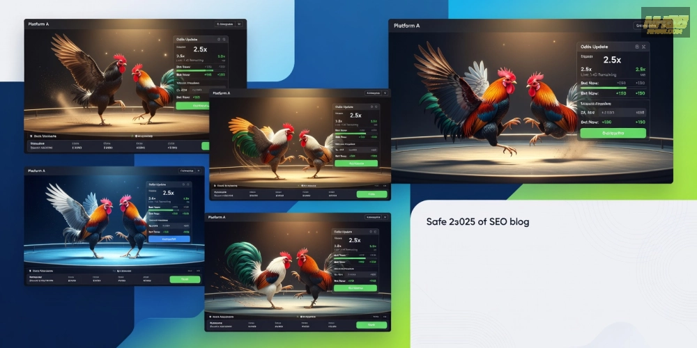Hình ảnh minh họa top nền tảng streaming đá gà uy tín năm 2025 với giao diện cá cược chuyên nghiệp.