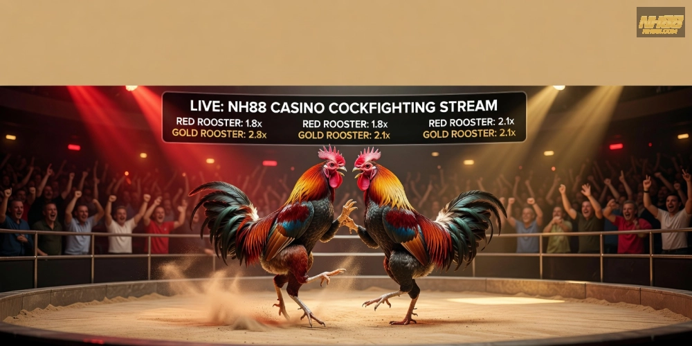Trực tiếp trận đá gà casino nh88 tại Manila với hình ảnh sắc nét và kèo cược hấp dẫn
